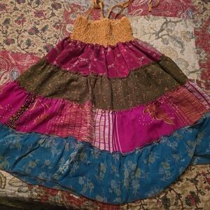 India Boutique Multicolor Kids Casual Dress